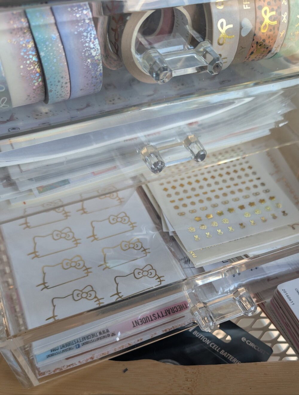 HUGE Planner Destash Washi Tape Simply Gilded Kawaii Journal Glitter Pastel - Picture 4 of 11